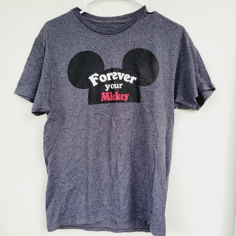 Disney Forever Your Mickey Gray Tee top Size medium
